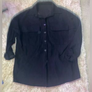 Women’s corduroy long sleeve button down